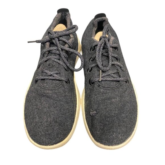Allbirds Mens Wool Runners WRM11 Black Lace-Up Sneakers With Minor Wear - Picture 11 of 16